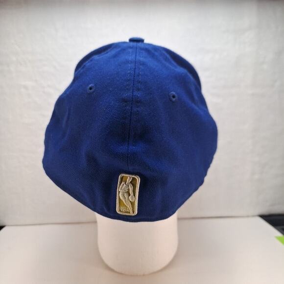 New Era Golden State Warrior Hat Size 8 Fitted Blue 59Fifty NBA - Picture 4 of 7